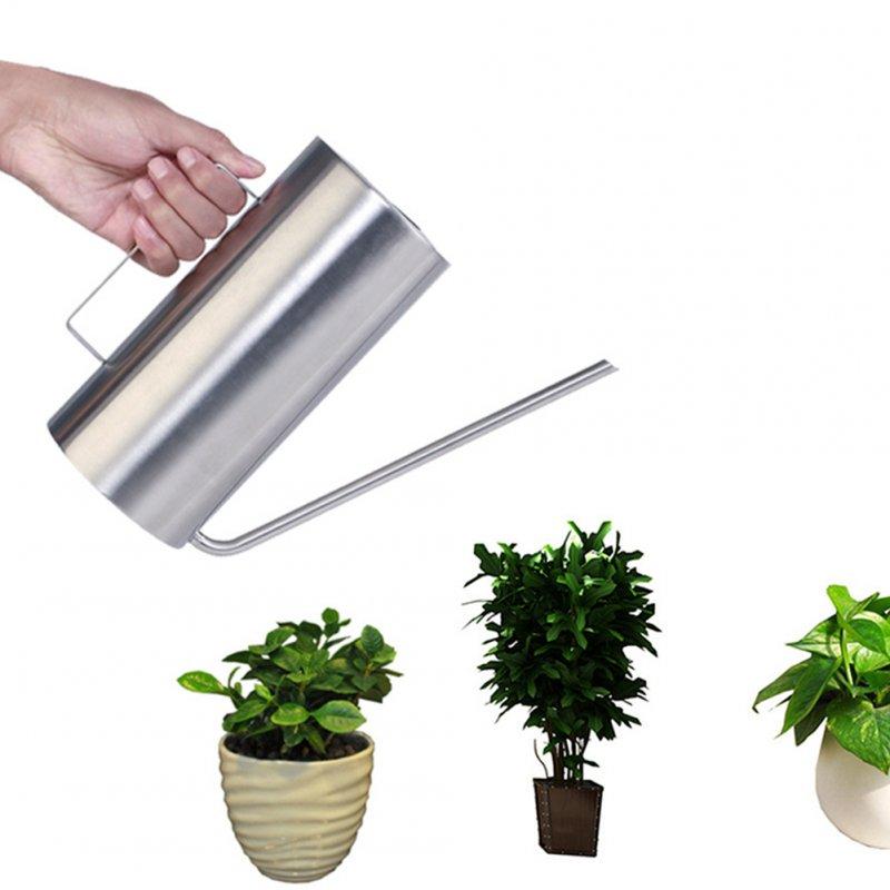 Wholesale 1.5L Stainless Steel Watering Flower Kettle Long Mouth Watering Pot Gardening Tools  silver  |   Garden & Lawn Garden & Lawn Garden & Lawn