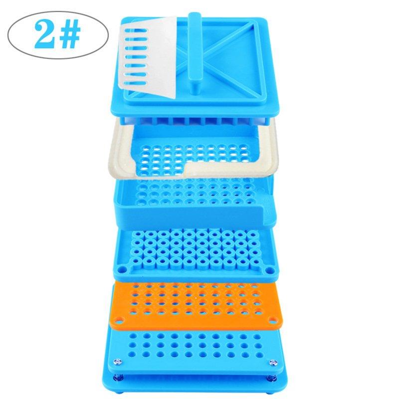 Wholesale 100 Holes Manual Capsule Filling Board Machine With Powder Baffle 100 Positions Herbal Powder Filler DIY Maker 2# blue  |   Industrial & Scientific Home Garden & Tools Industrial & Scientific