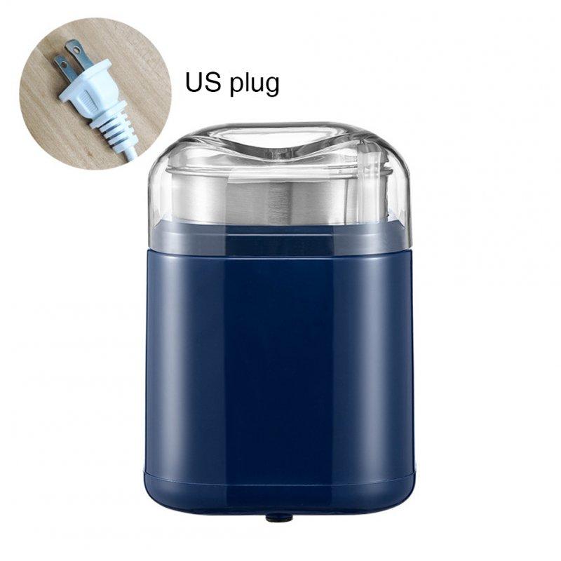 Wholesale 10000~19999 Rpm Electric Grinder Stainless Steel Coffee Bean Grinder for Spices Seeds Navy Blue US Plug  |   Home Appliances Home Appliances Home Appliances