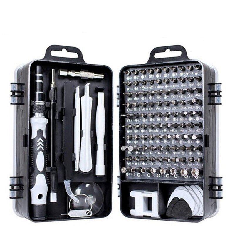 Wholesale 115 In 1 Magnetic Screwdriver Kit With Ergonomic Non Slip Handle Maintenance Repair Tools With Storage Box grey  |   Industrial & Scientific Home Garden & Tools Grey