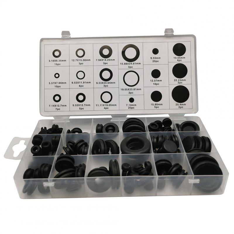 Wholesale 125pcs Rubber O-ring Assortment Set Car Air Conditioner Sealing Ring Coil Guard Retaining Firewall Hole Plug as shown in the picture  |   Industrial & Scientific Home Garden & Tools Industrial & Scientific