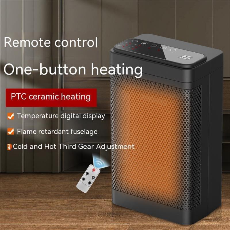 Wholesale 1500w Space Electric Heater with Remote Control 3 Modes 12h Timer Tip-over Protective for Home Office Large Room EU Plug  |   Home Appliances Home Appliances Home Appliances