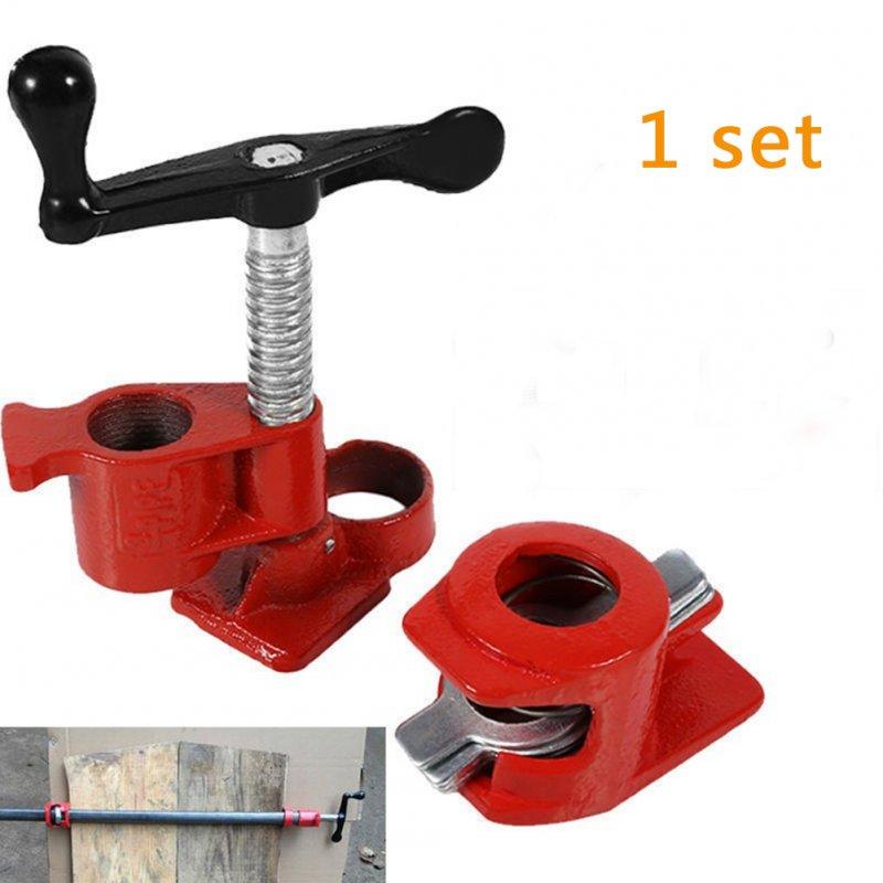 Wholesale 1PC 3/4in Wood Glue Pipe Clamp Set Heavy PRO Woodworking Cast Iron Red  |   Industrial & Scientific Home Garden & Tools Industrial & Scientific