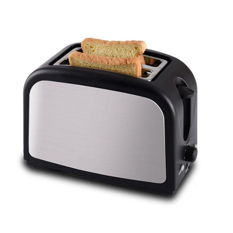 Wholesale 220v 800w Household Toaster 7 Levels Settings Home Breakfast Machine with 2 Slots Silver Gray EU Plug  |   Home Appliances Home Appliances Home Appliances