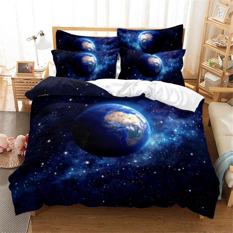 Wholesale 2Pcs/3Pcs Quilt Cover +Pillowcase 3D Digital Printing Starry Series Bedding Set Twin  |   Home Decors Home Decors Home Decors