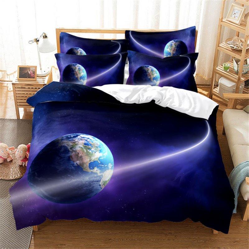 Wholesale 2Pcs/3Pcs Quilt Cover +Pillowcase 3D Digital Printing Starry Series Bedding Set Twin  |   Home Decors Home Decors Home Decors