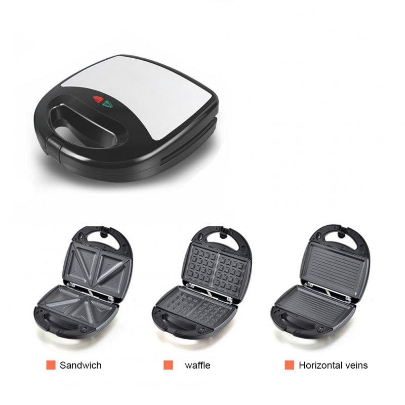 Wholesale 3-in-1 Household Waffle Maker Quick Heating Non-stick Coating Sandwich Maker with Removable Plates AU Plug  |   Home Appliances Home Appliances AU plug