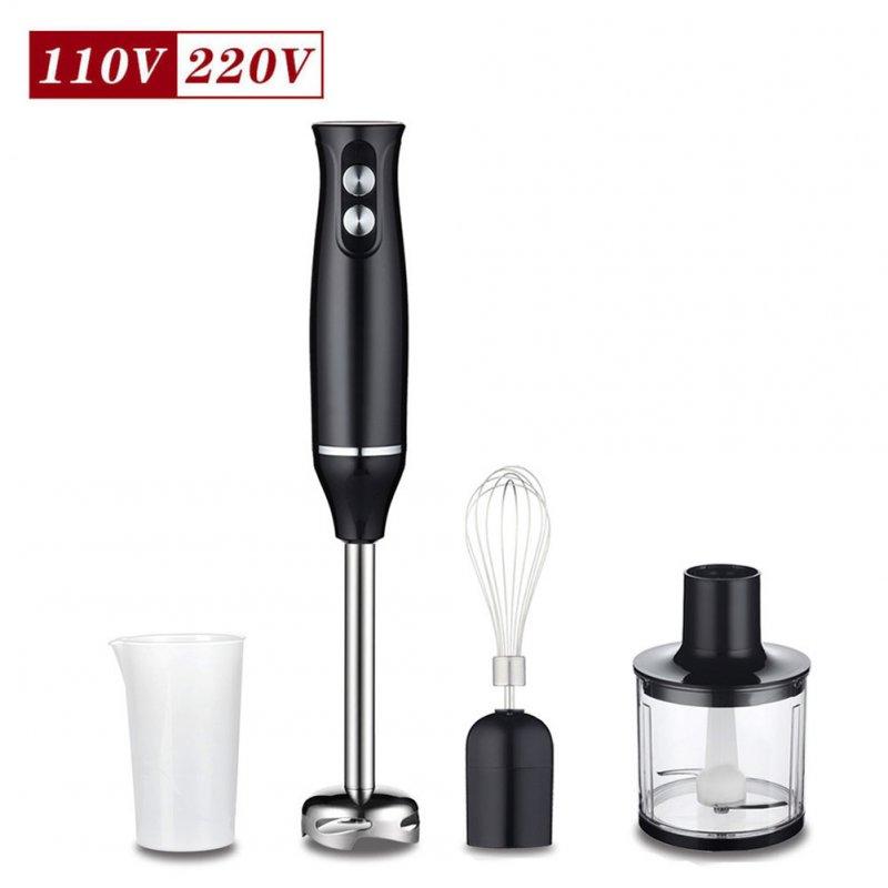 Wholesale 4-in-1 2 Speeds Handheld Immersion Hand Blender Set with Mixing Beaker Chopper Whisk for Smoothies EU Plug  |   Home Appliances Home Appliances Home Appliances