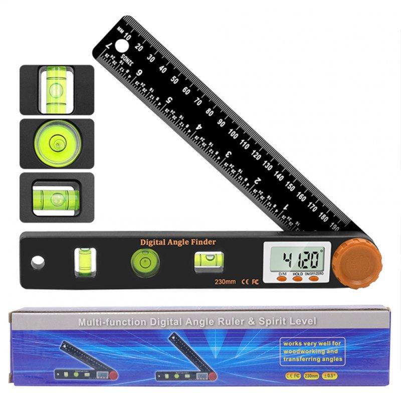 Wholesale 4-in-1 Woodworking Angle Ruler with Spirit Level Multi-purpose Digital Display Protractor Tools  |   Industrial & Scientific Home Garden & Tools Industrial & Scientific