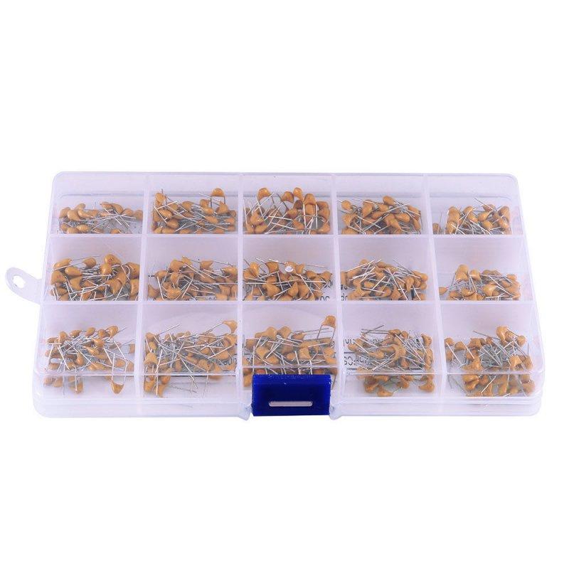 Wholesale 450Pcs Ceramic Capacitor Assortment Box Kit Range 15 Value 10pF－100nF(Box Packing) 450 pcs  |   Industrial & Scientific Home Garden & Tools Industrial & Scientific