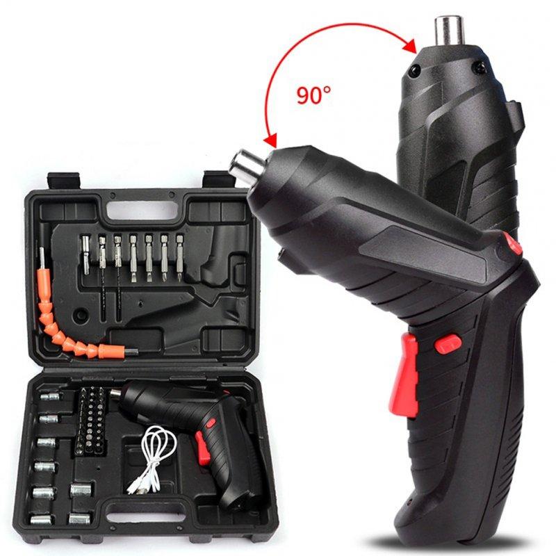 Wholesale 47 In 1 Cordless Electric Screwdriver Set With LED Lights 220RPM 3NM Torque USB Rechargeable Drill Driver Power Tool Bit Set 7108 (47-piece plastic box)  |   Industrial & Scientific Home Garden & Tools Industrial & Scientific