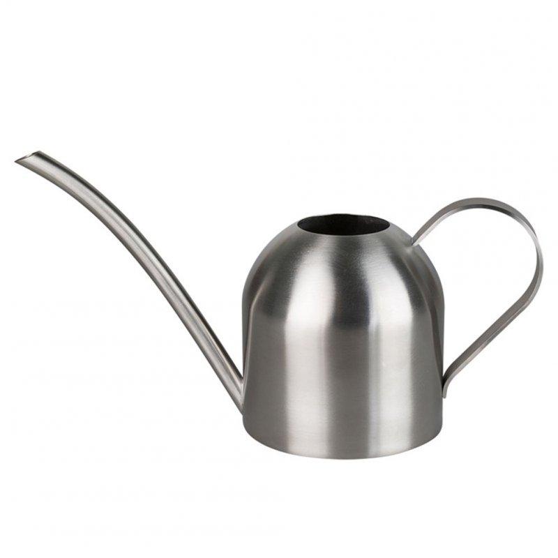 Wholesale 500ml Long Mouth Pot Sprinkling Portable Stainless Steel Household Outdoor Watering Can Flowers Gardening Tools Silver  |   Garden & Lawn Garden & Lawn Garden & Lawn