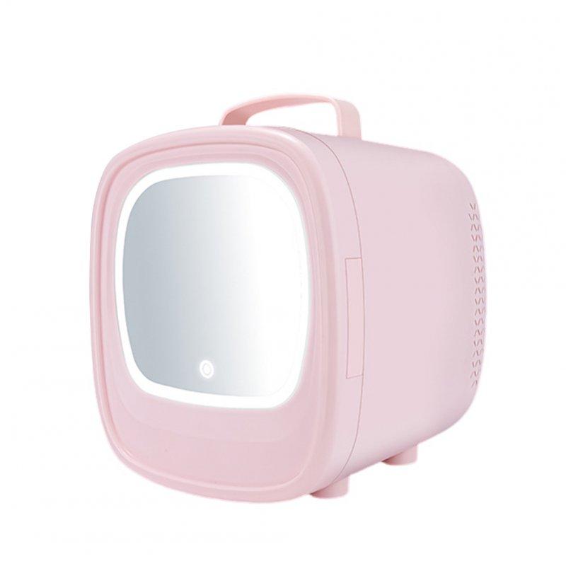 Wholesale 6L Mini Skincare Fridge With LED Lighted Mirror, Cooler And Warmer, Portable Personal Beauty Refrigerator For Refrigerating Make Up, Skin Care And Food pink  |   Home Appliances Home Appliances Home Appliances