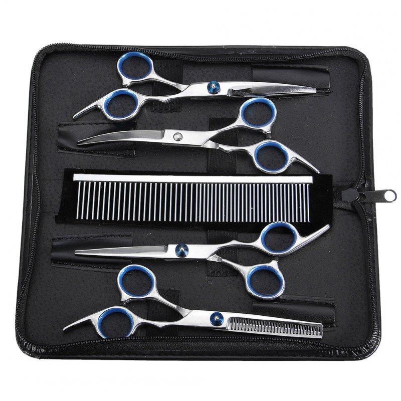 Wholesale 6PCS/Set 6-Inch Beauty Scissors Pet Shearing Scissors for Dogs 6 inch blue set of 6  |   Pet Supplies Home Garden & Tools Pet Supplies