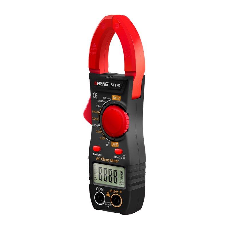 Wholesale Aneng St170 Clamp Meter Digital Multimeter 500a Ac Current Ac/dc Voltage Tester 1999 Counts Capacitance Ncv Ohm Detection red  |   Industrial & Scientific Home Garden & Tools Industrial & Scientific