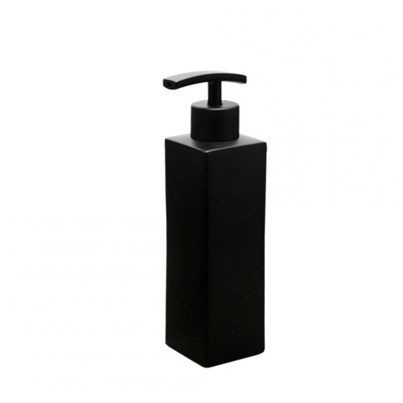 Wholesale Bathroom Refillable Soap Dispenser 304 Stainless Steel Shower Gel Shampoo Lotion Hand Washing Detergent Bottle square Matte black 325ml+H  |   Household Products Home Garden & Tools Household Products