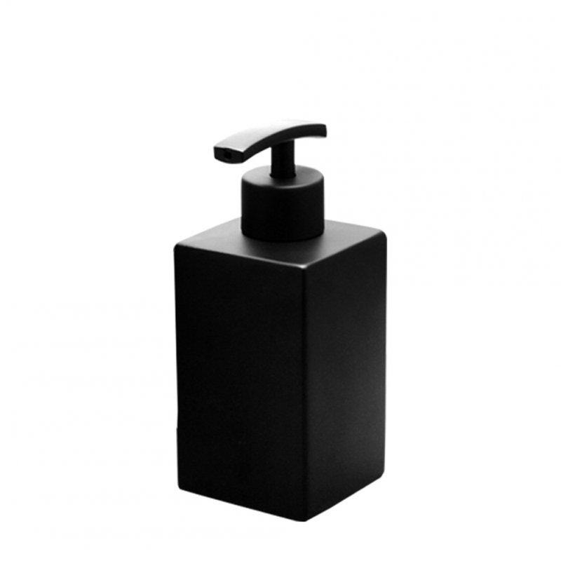 Wholesale Bathroom Refillable Soap Dispenser 304 Stainless Steel Shower Gel Shampoo Lotion Hand Washing Detergent Bottle square Matte black 358ml+H  |   Household Products Home Garden & Tools Household Products