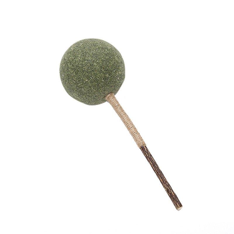 Wholesale Cat Chew Toy Ball Toy Internal Solid Bite And Lick Resistant Grinding Teeth And Cleaning Teeth Interactive Cat Teething Ball For Indoor Outdoor Catnip Ball Lollipop【10cm】  |   Pet Supplies Home Garden & Tools Pet Supplies