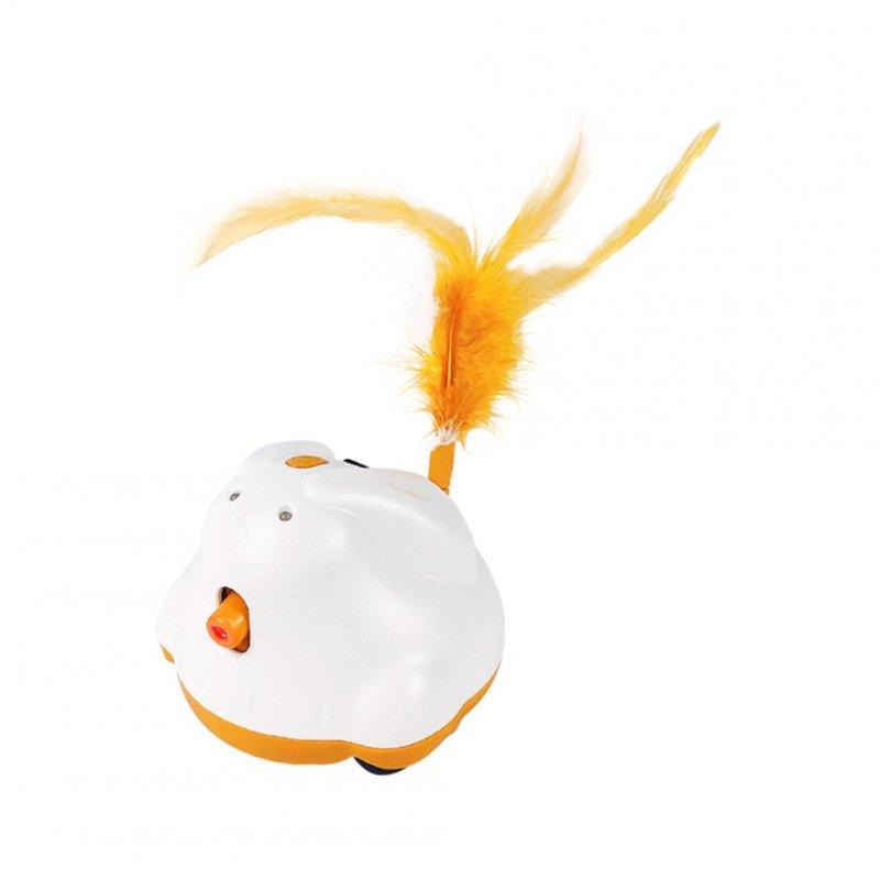 Wholesale Cat Electric Teaser Stick With Feather Usb Rechargeable Infrared Automatic Toys For Indoor Cats orange white 7.5 x 8.5 x 10cm  |   Pet Supplies Home Garden & Tools Orange white + 7.5 x 8.5 x 10cm