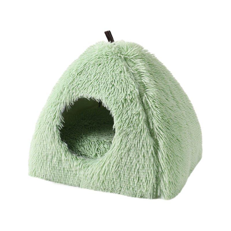 Wholesale Cat House For Indoor Dogs Cats Soft Plush Premium Sponge Pet Tent For Puppies Rabbits Guinea Pigs Hedgehogs avocado green  |   Pet Supplies Home Garden & Tools Avocado green