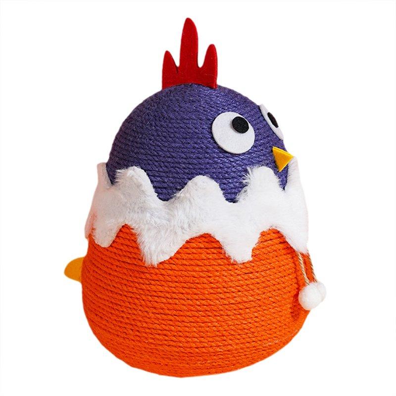 Wholesale Cat Scratcher With Sisal Rope Ball Chicken Shape Tumbler Cats Scratching Ball Interactive Toys Pet Supplies For Cats Kittens as shown  |   Pet Supplies Home Garden & Tools As shown