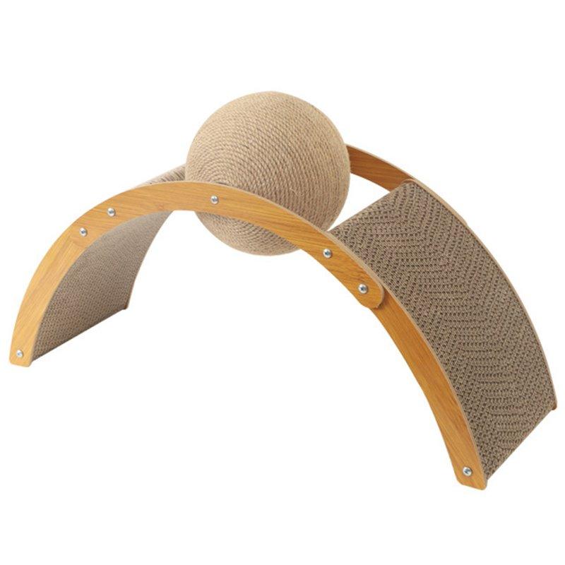 Wholesale Cat Scratching Board Arch Bridge Design Claw Resistant Long-lasting Corrugated Paper Claw Grinder Furniture Protector Arched Cat Scratch Ball  |   Pet Supplies Home Garden & Tools Arched Cat Scratch Ball