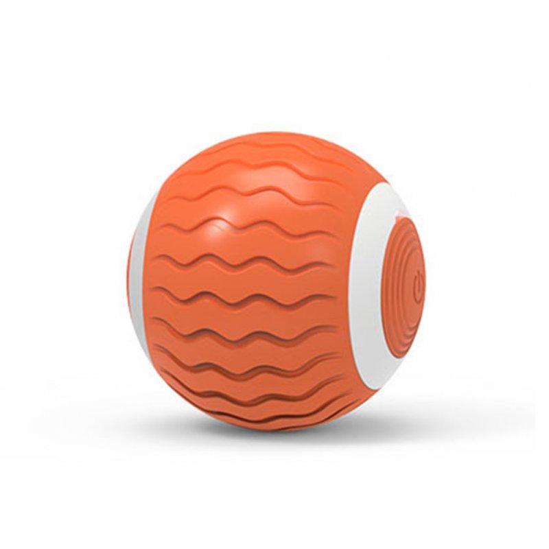 Wholesale Cats Dogs Electric Ball Toys Built-in Obstacle Avoidance LED Lights Intelligent Rolling Ball For Anxiety Relief Boredom Reduce orange red  |   Pet Supplies Home Garden & Tools Orange red