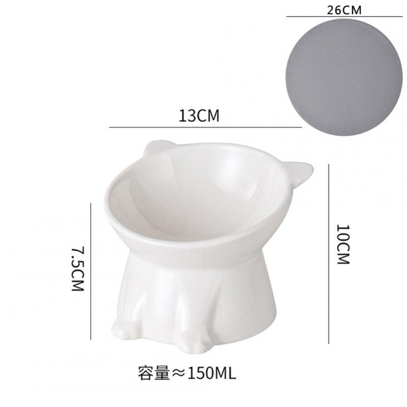 Wholesale Ceramic Raised Cat Bowls Tilted Elevated Food Water Bowls Anti Vomit Microwave Dishwasher Safe Cat Bowl Pet Supplies white  |   Pet Supplies Home Garden & Tools Pet Supplies