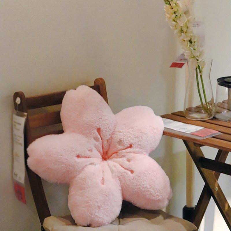 Wholesale Cherry Petals Pillow Soft Comfortable Wrinkle Fade Stain Resistant Plush Pillows For Sofa Couch Decorations pink  |   Home Decors Home Decors Home Decors