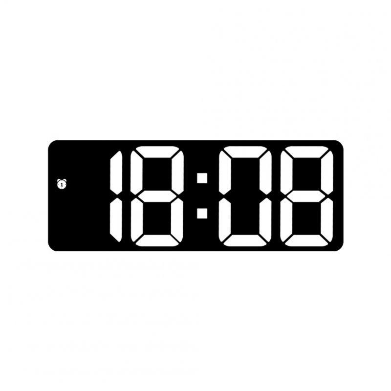 Wholesale Colorful Led Electronic Alarm Clock 3 Levels Adjustable Brightness Time Date Temperature Display Large Screen Table Clocks White  |   Home Decors Home Decors Home Decors