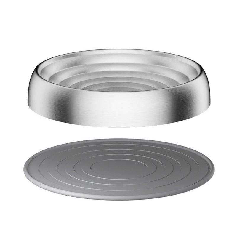 Wholesale Dog Bowl Stainless Steel Dog Food Water Bowl With Anti-slip Silicone Mat Anti Overthrow Pet Grain Basin For Dogs Puppy Cat Kitten Pet Supplies as shown 1 piece  |   Pet Supplies Home Garden & Tools As shown + 1 piece