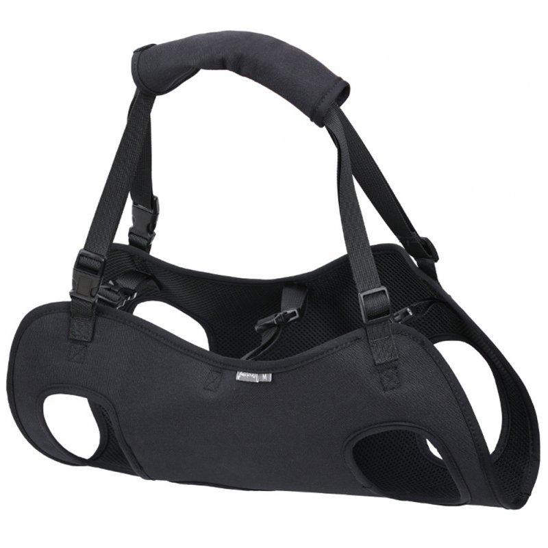 Wholesale Dog Carry Sling, Dog Sling Carrier With Breathable Mesh, Pet Legs Support & Rehabilitation Dog Lift Harness, Dog Sling Carrier For Joint Injuries, Up And Down Stairs black L  |   Pet Supplies Home Garden & Tools Pet Supplies