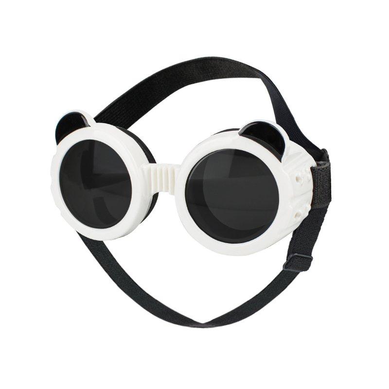 Wholesale Dog Sunglasses, Dog Goggles With Ventilation Openings, UV Resistant Lenses, 2 Adjustable Elastic Bands, Small Dog Sunglasses For Kittens And Puppies Black and White  |   Pet Supplies Home Garden & Tools Pet Supplies