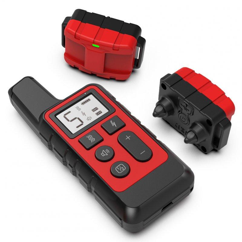 Wholesale Dog Training Collar Electric Shock Vibration Sound Anti-Bark Remote Electronic Collars Waterproof Pet Supplies red  |   Pet Supplies Home Garden & Tools Pet Supplies