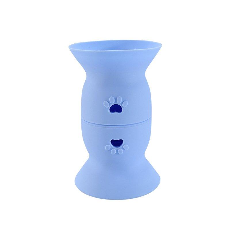 Wholesale Dogs Silicone Food Slow Feeder Toy With Strong Suction Cup Anti Choke Large Capacity Food Dispenser For Medium Large Dogs (18 x 11cm) blue  |   Pet Supplies Home Garden & Tools Blue