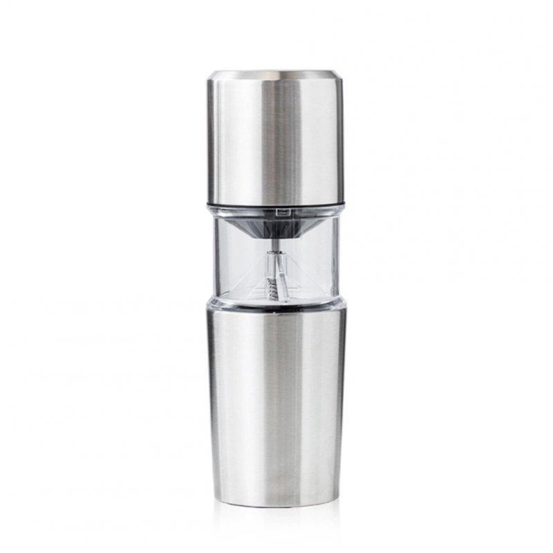 Wholesale Electric Coffee Grinder Low Noise Stainless Steel Portable Rechargeable Coffee Mill Machine silver  |   Home Appliances Home Appliances Home Appliances