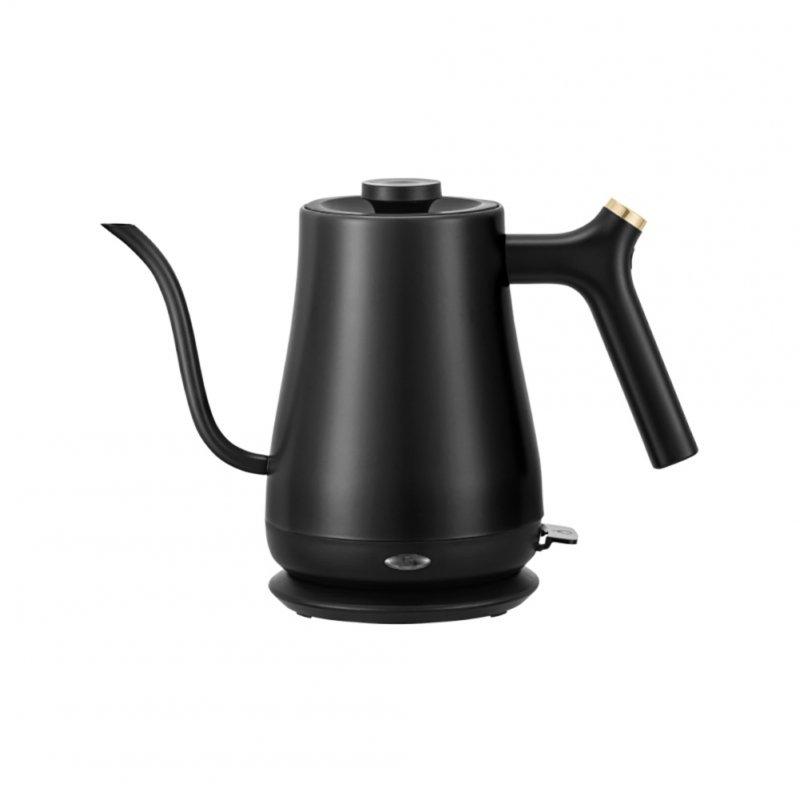 Wholesale Electric Gooseneck Kettle 304 Stainless Steel Water Boiler 1200W Fast Heating Gooseneck Coffee Tea Kettle Auto Shut-off Electric Kettle Ergonomic Handle Design black  |   Home Appliances Home Appliances Home Appliances