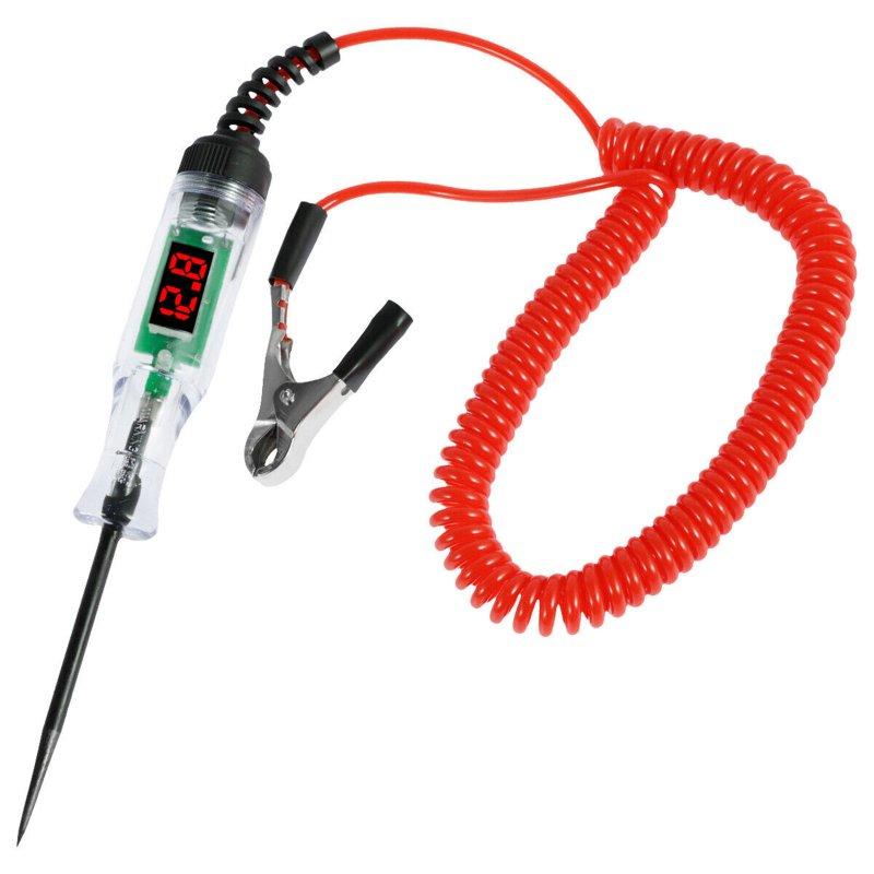 Wholesale Electrical Tester Pen Battery Tester Automotive With Clip Digital Display System Spring Light Weight Electric Test Pen For Car Truck Motorcycle red  |   Industrial & Scientific Home Garden & Tools Industrial & Scientific