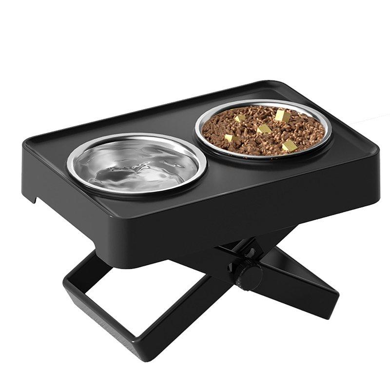 Wholesale Elevated Dog Bowls With Raised Dog Bowl Stand Stainless Steel Bowls Stand For Large Dogs Cervical Spine Protection original design for big dogs Classic black  |   Pet Supplies Home Garden & Tools Original design for big dogs + Classic black