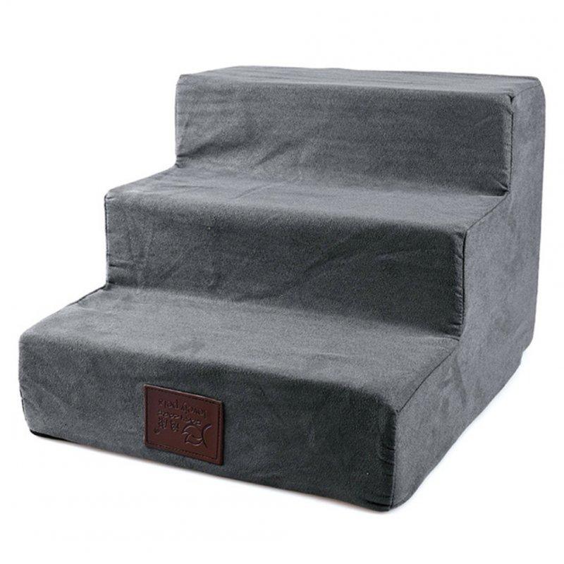 Wholesale Gray Dog Cat 3 Steps Stairs Anti-slip Removable   |   Pet Supplies Home Garden & Tools Pet Supplies