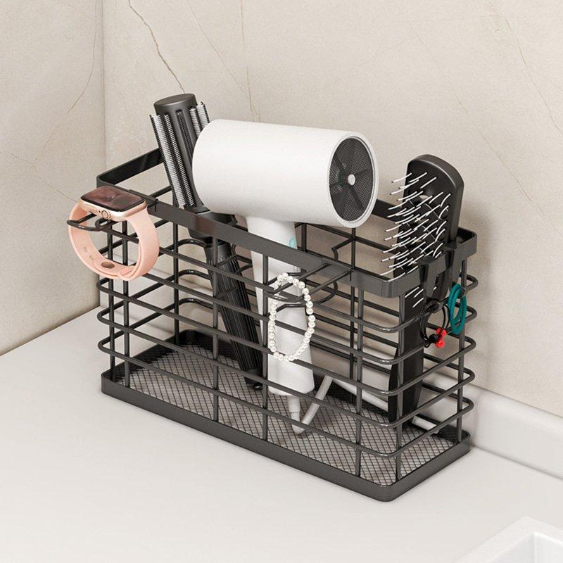 Wholesale Hair Dryer Holder, Hair Tool Organizer, Wall Mount Blow Dryer Holder, Bathroom Organizer For Flat Irons, Curling Straighteners Bathroom Living Room black  |   Household Products Home Garden & Tools Household Products