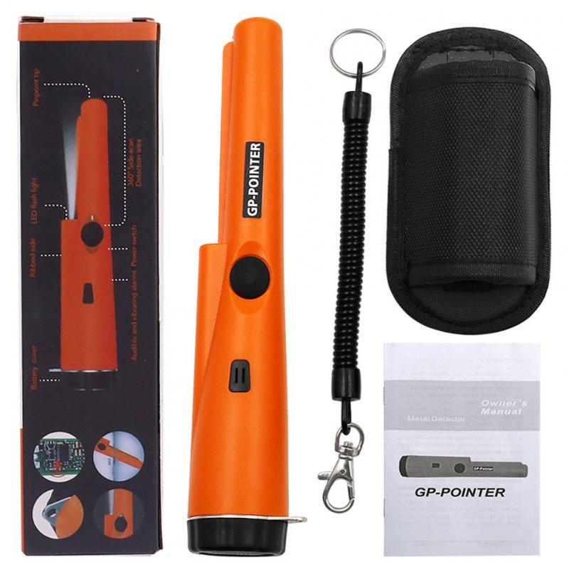 Wholesale Handheld Metal Detector with Led Light Portable Ip66 Waterproof Dustproof Garden Detecting Tool Orange  |   Industrial & Scientific Home Garden & Tools Industrial & Scientific