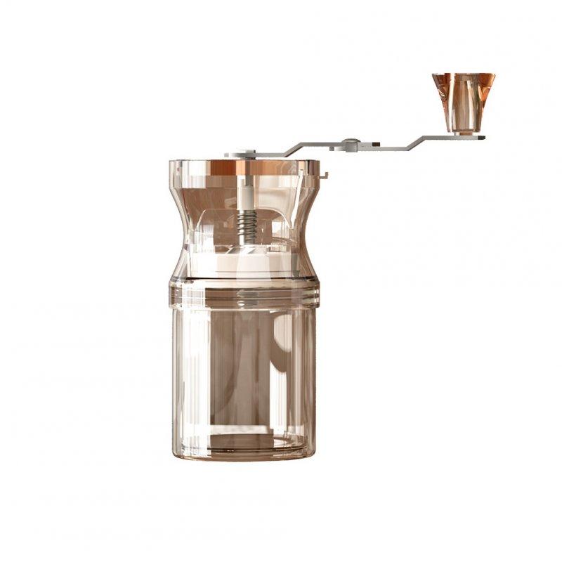 Wholesale Household Manual Coffee Grinder 9 Levels Adjustable Mini Portable Washable Stainless Steel Coffee Mill Transparent  |   Home Appliances Home Appliances Home Appliances