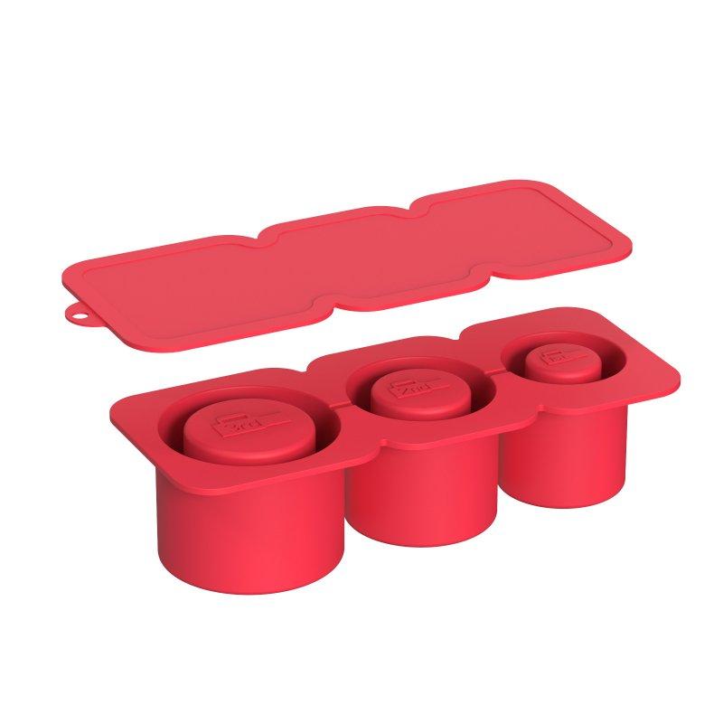 Wholesale Ice Cube Tray For Tumbler Cup 30oz/40oz Silicone Stackable Ice Cube Tray With Lid Extra Large Ice Block Molds For Freezer red  |   Kitchen & Dining Home Garden & Tools Kitchen & Dining