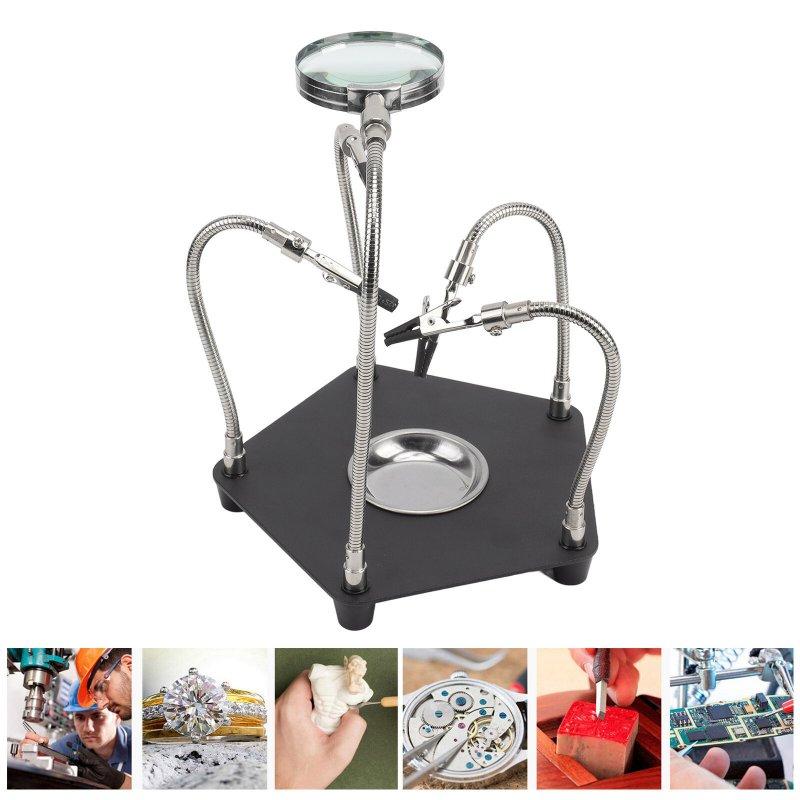 Wholesale Magnifier Soldering Station Holder Soldering Rework Station Welding Magnifying Glass Auxiliary Clip Repair Tools For Welding Repairing TE-806 magnifying  |   Industrial & Scientific Home Garden & Tools Industrial & Scientific