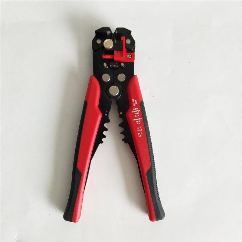 Wholesale Metal HS-D1 8-inch 3 In 1 Automatic Self-adjustable Cable Wire  Crimper Multifunctional Wire Stripping Pliers Electrician Tool 1064 (red)  |   Industrial & Scientific Home Garden & Tools Industrial & Scientific