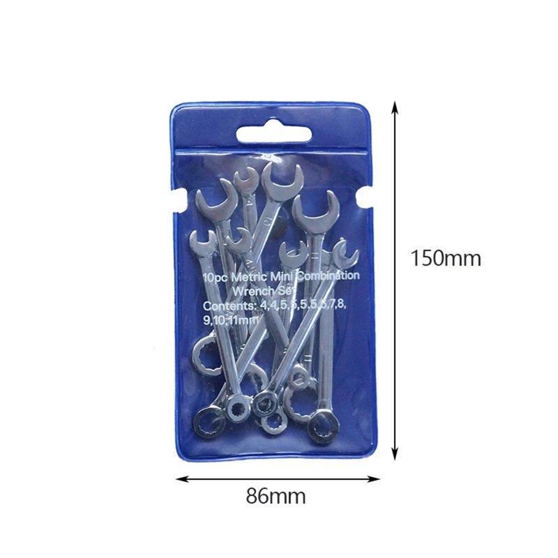 Wholesale Mini Wrench Set Thin Wrench Set With Storage Pouches Open And Box End Wrench Set Prevent Slipping Portable Small Wrench For Home Car Electrical Maintenance Metric set  |   Industrial & Scientific Home Garden & Tools Industrial & Scientific