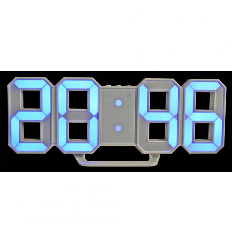 Wholesale Modern Digital LED Wall Clock  |   Kitchen & Dining Home Garden & Tools Blue