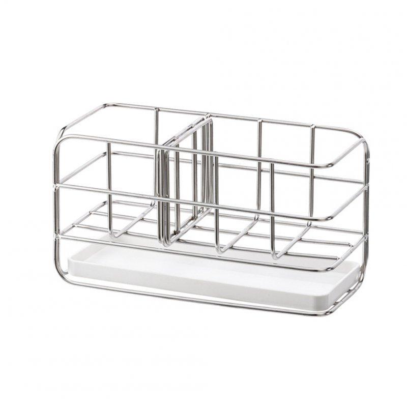 Wholesale Multifunction Stainless Steel Sponge Holder Sink Drain Shelf Storage Organizer Rack white  |   Kitchen & Dining Home Garden & Tools Kitchen & Dining