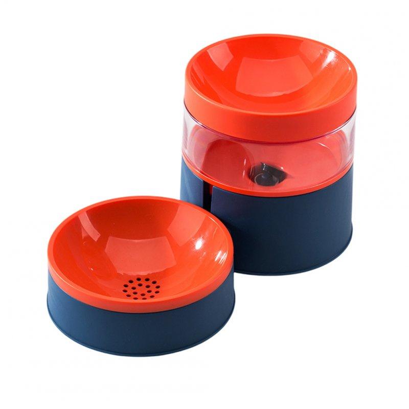 Wholesale Pet Automatic Food Bowl Anti-overturning Neck Guard Double Layer Design Water Dispenser Feeder Set For Dogs Cats Double layer design blue  |   Pet Supplies Home Garden & Tools Double layer design + Blue